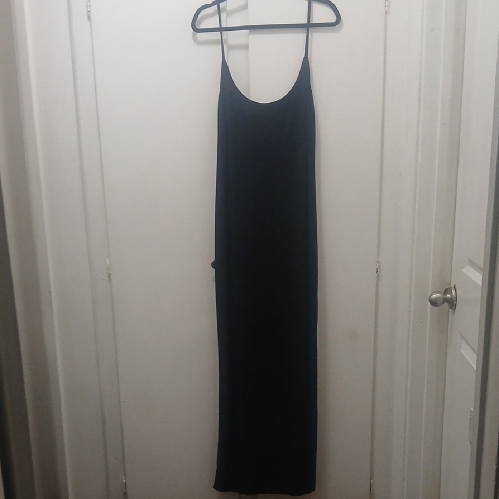 Boohoo Black Maxi Dress